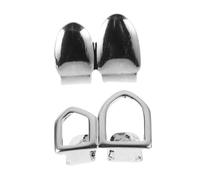 Yardenfun Hip Hop Teeth Grill Double Hollow Smooth Design Plated Tooth Caps Cosplay Party Accessories Comfortable Fit For Daily Wear And Performance