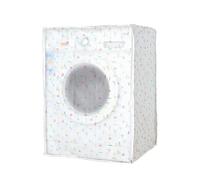 Yardenfun Housse De Standard Pour Machine À Laver En Peva Fermeture Éclair Facile Motif Décoratif Pour La Maison (60 X 55 X 82 Cm)