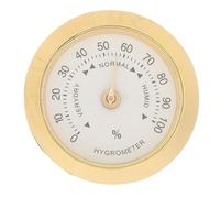 Yardenfun Hygromètre Rond pour Guitare et Violon Mini Compteur Dhumidité Sans Pile Pratique et pour Soins Dinstruments Contrôle de Lhumidité Étui