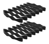 Yardenfun Insert en Silicone Noir pour Boîte aux Lettres, Protection Étanche et Facile à Installer, Lot de 2 Pièces, Adapté pour Usage Domestique et Boîtes aux Lettres de Jardin