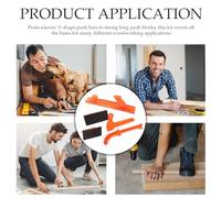 Yardenfun Kit de Pousseurs de Sécurité pour Scie à Table Dégauchisseuse Raboteuse et Défonceuse Protection Main Accessoires Polyvalents pour Travail Du