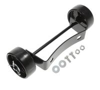 Yardenfun Kit de Roues pour Chauffage Terrasse Gaz Roulette de Remplacement Fer Robuste avec Vis Installation Facile pour Chauffage Extérieur Mobile