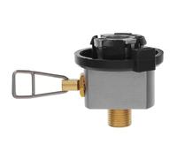 Yardenfun Kit De Valve De Réservoir De Gaz avec Manomètre Adaptateur De Brûleur à Gaz Robinet Arrêt De Carburant pour Réchaud Extérieur