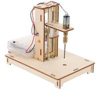 Yardenfun Kit Mini Perceuse de Bureau DIY, Mini Perceuse Établi Portable pour Bricolage et Expériences Scientifiques, Outil Léger et Précis pour Bois et Plastique