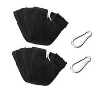 Yardenfun Kit Suspendre Hamac et Balançoire 2 Pièces Corde et Sangle Robuste avec Crochet de Verrouillage Convient aux Balançoires à Pneus Disque Toile pour Camping Randonnée Pique-Niques