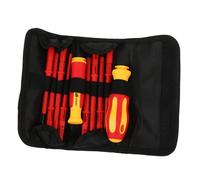 Yardenfun Kit Tournevis pour Électricien Complet avec Tournevis et Plat Outils Électriques Sûrs pour Réparation Domestique et Maintenance