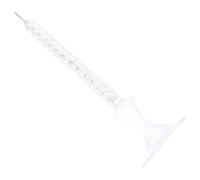 Yardenfun Lampe à Huile en Verre Transparente Motif Spiralé, Petite Taille, pour Dîner aux Chandelles et Décoration Intérieure Romantique, Bougie Pilier Rechargeable, Lampe à Huile Délicate