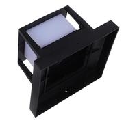 Yardenfun Lampe Solaire Extérieur Étanche pour Poteau de Jardin Éclairage Décoratif à LED avec Panneau Polycristallin Batterie Longue Durée et Protection pour Clôtures et Allées