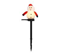 Yardenfun Lampe Solaire Extérieure de Noël à Insérer au Sol, LED Rouge, Décoration Lumineuse de Jardin Étanche, Lumière Solaire pour Pelouse et Allée, Lampe à Énergie Renouvelable