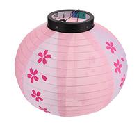 Yardenfun Lanterne Japonaise Ronde et Fer Décor Étanche pour Fête et Extérieur Suspension Traditionnelle pour Ambiance Japonaise