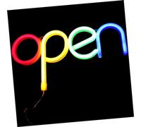 Yardenfun LED Open Sign Neon Light For Wall Decoration Party And Festival Atmosphere Lamp Open Neon LED For Bar Shop Window Home And Event Decor