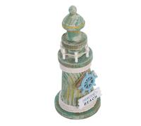 Yardenfun Lighthouse Decor Figurine Nautique de Espoir Décoration de Table Compacte Style Méditerranéen pour Salon Chambre et Bureau