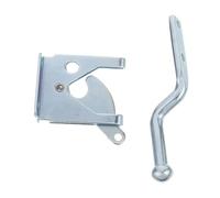 Yardenfun Loquet de Portail en Acier Galvanisé Câble de Traction Verrouillage sans Clé pour Clôture Extérieure Serrure Robuste pour Porte de Grange Adapté Jardin et Ferme Fonctionnement