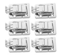 Yardenfun Loquets de Boîte à Outils Rétro en Fer 6 Pièces Fermoirs à Bascule pour Boîtes à Bijoux et Valises, Installation Facile pour Projets de Bricolage et Rangement