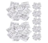 Yardenfun Lot de 100 Sachets Déshydratants en Gel de Silice Transparents Absorbeurs d'Humidité pour Maison et Placard Anti-Paquets Recharge pour Protection Bijoux et Environnement Humide