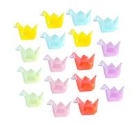 Yardenfun Lot de 18 Figurines Miniatures De Grues en Origami Phosphorescentes en Résine - Figurines Miniatures Lumineuses en Résine pour Aquarium, Maisons De Poupées, Jardins Et Paysages