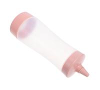 Yardenfun Lot De 2 Bouteilles À Presser Pour Condiments Vinaigrette Sauce Ketchup Huile Sirop Ketchup Plastique Rose