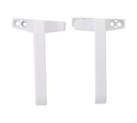 Yardenfun Lot de 2 loquets de poignée de fenêtre en alliage d'aluminium, remplacement gauche et droit, verrous de sécurité pour fenêtres coulissantes et à battants, pour la maison et les