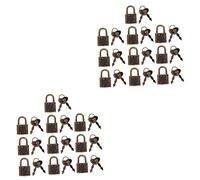 Yardenfun Lot De 2 Mini Cadenas Robustes Et Multifonctionnels Pour Valises Cadenas De Sécurité Vintage Pour Meubles 10 Pièces