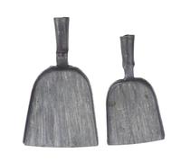 Yardenfun Lot de 2 Multifonctions en Acier au Carbone à Charbon et Cendres Résistantes et Polyvalentes Cuisine et Barbecue