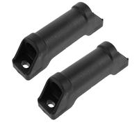 Yardenfun Lot de 2 Patins Fins 103 CM pour Repose-Pieds de Chaise de Bureau Glissières Remplaçables en Matériau Résistant Accessoire Pratique pour Chaise de Maison Usage Bureau et