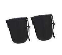 Yardenfun Lot De 2 Pochettes pour Objectif D'appareil Photo en Néoprène Souples Protectrices Taille L pour Professionnels