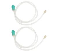 Yardenfun Lot de 2 tubes d'extension pour appareil de ventouses, tuyau de rechange flexible en silicone de 100 cm (39,37 pouces), trou intérieur de 1 mm, tuyau de pompe à vide pour appareil de