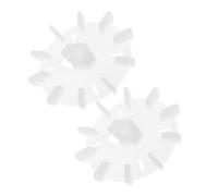Yardenfun Lot De 2 Ventilateurs De Moteur À Condensateur En Plastique Robuste Remplacement D & #39; Hélice De Ventilateur De Moteur Ensemble De De Refroidissement En Plastique