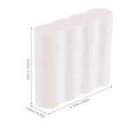 Yardenfun Lot de 3 Boîtes de Rangement pour Piles AA 4 Emplacements Étui de Voyage Étanche et Résistant aux Chocs Organiseur Portable Camping-Car Bureau et Maison