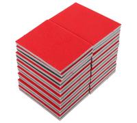 Yardenfun Lot de 30 Éponges à Poncer en Papier de Verre à Grain P 320 Bloc de Ponçage en Éponge Floconnée Multi-Usages pour Peinture Automobile Métal et Polissage Outil Abrasif pour