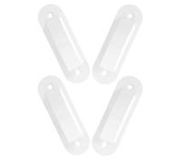 Yardenfun Lot de 4 Caches-interrupteurs en Plastique Blanc, Protection Murale Sécurisée pour Interrupteurs à Bascule, Bloqueur D’interrupteur Garçon et Filles, Accessoire pour Maison