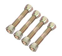 Yardenfun Lot De 4 Crochets De Balançoire Pièces De Rechange pour Balançoire De Terrasse Vis De Suspension Fixation De Chaise Pivotante Vis De Chaise À Bascule