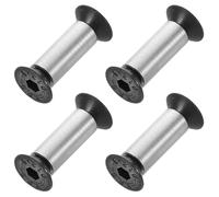 Yardenfun Lot de 4 set de Vis de Fixation Inox 5 MM pour Manche de Couteau Cuisine Rivets Métalliques pour Réparation et Bricolage Kit D’Accessoires Robustes pour Restauration de Poignées