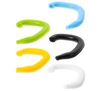 Yardenfun Lot de 5 Cache-Oreilles en Silicone Souple Multicolore Manchons Confortables Anti- pour Auditive Ajustable Accessoires Légers pour Usage Quotidien et
