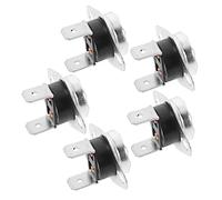 Yardenfun Lot De 5 Thermostats De Sèche-linge Fusible Thermique 250v/16a Protection La Surchauffe Contrôle Précis à 185℉ Pièces Détachées Pour Appareils Électroménagers