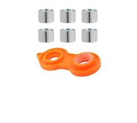 Yardenfun Lot de 7 Aérateurs de Robinet 22 MM avec Filtre et Clé Mousseur pour Lavabo la Cuisine Anti-Éclaboussures Économiseur D’Eau avec Tamis Fin pour Filtration Accessoire Solide