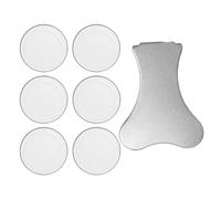 Yardenfun Lot de 7 Disques de Brumisateur Universels 20 Mm en Céramique et Acier Inoxydable pour Humidificateur de Rocaille, Kit de Réparation Fil de Brumisateur, Accessoires