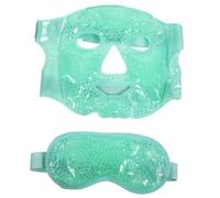 Yardenfun Masque Yeux en Gel Rafraîchissant Taille Unique Compresse Froide et Chaude Réutilisable Détente Visage Sommeil Soins Oculaires Couleur Aléatoire