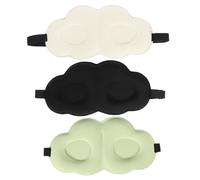 Yardenfun Masques De Sommeil Yeux Lot De 3 Pièces En Tissu Ice Silk Double Face, Occultant Et Respirant, Pour Sieste, Voyage Et Détente, Adaptés Aux Femmes Et Employés De Bureau