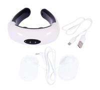 Yardenfun Masseur Cervical Intelligent Électrique sans Fil Stimulation Électromagnétique pour Soulagement des Épaules et Du Cou Améliore la Circulation Sanguine Portable pour Bureau Voiture
