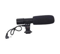 Yardenfun Microphone pour Caméra DSLR Interview Stéréo Haute Compatible Caméscope Smartphone avec Fixation Standard pour Enregistrement Audio Professionnel
