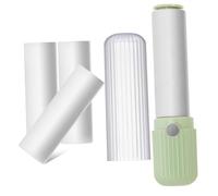 Yardenfun Mini Adhésif Réutilisable Vert pour Poils Danimaux Compact et Portable Éliminateur pour Vêtements et Meubles avec Recharge Facile