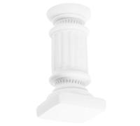 Yardenfun Mini Colonne Romaine Blanche en Résine, Sculpture Décorative de Table et Bureau, Pilier Miniature pour Décoration Intérieure et Jardin, Ornement Polyvalent pour Mariage