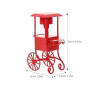 Yardenfun Mini Machine à Pop-Corn Cinéma Décorative Modèle Miniature Sucette Géante Factice Accessoire pour Maison de Poupée et Soirée Cinéma Grains de Maïs à Éclater Compatibles Décor