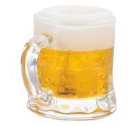 Yardenfun Mini Verre à Bière Décoratif Cire Petit Gobelet pour Fête et Cadeau Homme Réutilisable et Facile à Nettoyer Décoration Bar Maison Hôtel