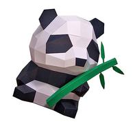 Yardenfun Modèle 3D en Papier Panda DIY Jouet en Origami Géométrique Papier Décoration de Maison pour Garçon et Activité Manuelle 1 Pièce