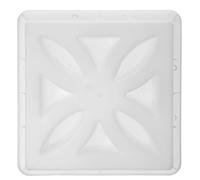 Yardenfun Moule à briques Concrete Breeze : Moule pour blocs et coffrages en béton 30 cm x 30 cm x 7 cm pour murs architecturaux et pavés extérieurs, pour la construction de murs en béton à
