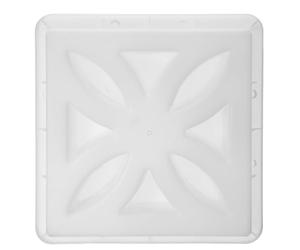 Yardenfun Moule à briques Concrete Breeze : Moule pour blocs et coffrages en béton 30 cm x 30 cm x 7 cm pour murs architecturaux et pavés extérieurs, pour la construction de murs en béton à