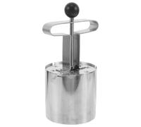 Yardenfun Moule à Briquettes Nid Abeille Acier Inoxydable Presse Manuelle pour Charbon et Briquettes Fabrication Simple de Combustible Solide pour Usage Domestique et Barbecue