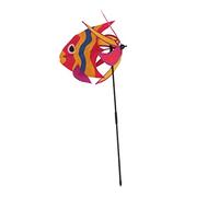 Yardenfun Moulin à Vent Poisson Coloré pour Jardin Animal Décoratif Extérieur Fête Garçon Fille Installation Facile Décoration Pelouse